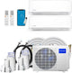 36k BTU 21.5 SEER Multi-Zone MrCool DIY 4 Zone Ductless Heat Pump Split System 4th Generation - 9k+9k+9k+9K