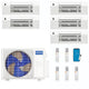 MRCOOL 5-Zone 33K BTU 23 SEER2 Ceiling Cassette Ductless Mini Split W/Heat Pump (6K+6K+6K+6K+9K)