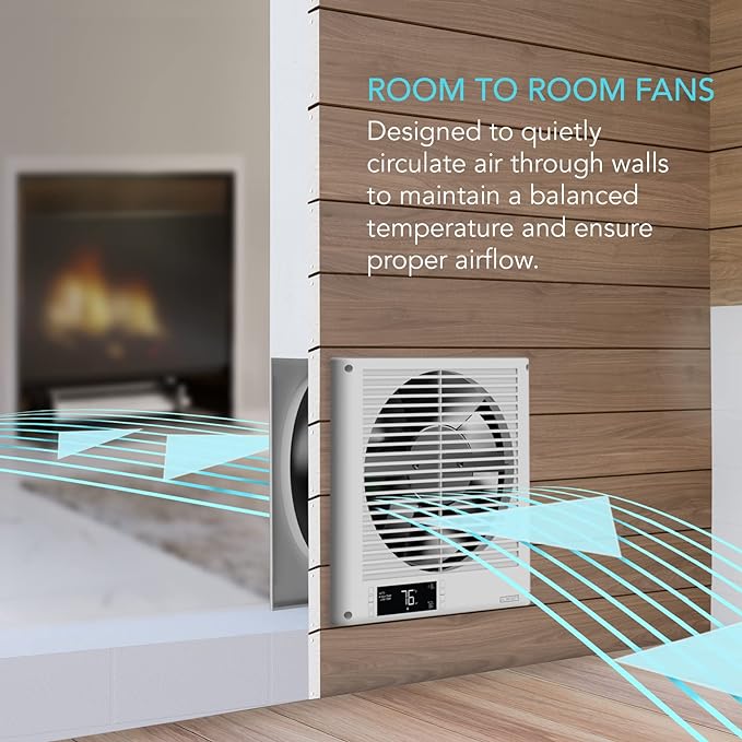 Room to Room 10-speed 8 inch Fan with Thermostat