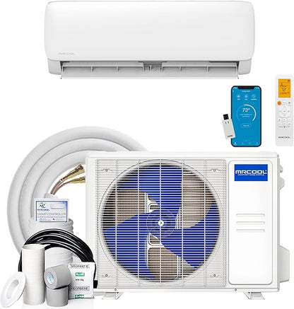 36k BTU 21.5 SEER Multi-Zone MrCool DIY 4 Zone Ductless Heat Pump Split System 4th Generation - 9k+9k+9k+9K