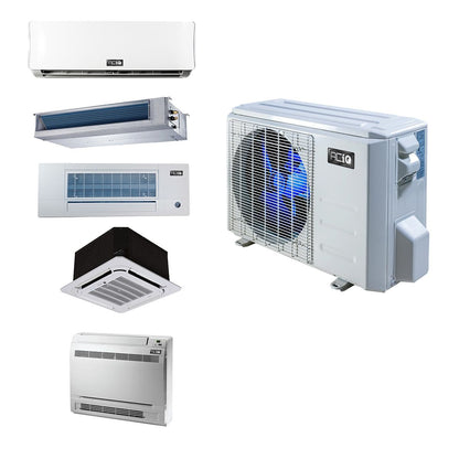 ACIQ 2 Zone Mini Split System 23 SEER2 18,000 BTU (1 1/2 ton) Up to 2 Zone Up to 900 Sq Ft + 2 Mounts (Air Handlers)