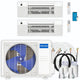 MRCOOL 2-Zone 18K BTU 23 SEER2 Ceiling Cassette Ductless Mini Split w/ Heat Pump (6K+12K)